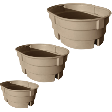 Vital'O Weidedrinkbak | beige | ovaal | div liters