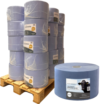 Waterborg Uierpapier Zilver | 3 laags | 1000 vel | 30 x 2 rollen