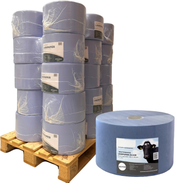 Waterborg Uierpapier Zilver | 3 laags | 1000 vel | 30 x 2 rollen