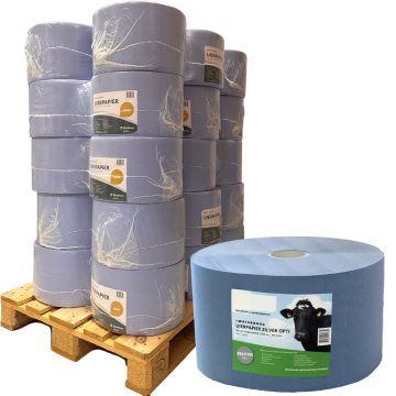 Waterborg Uierpapier Zilver Opti |3 laags| 1250vel | 30 x 2 rollen