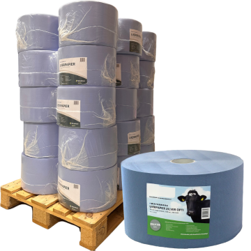 Waterborg Uierpapier Zilver Opti |3 laags| 1250vel | 30 x 2 rollen