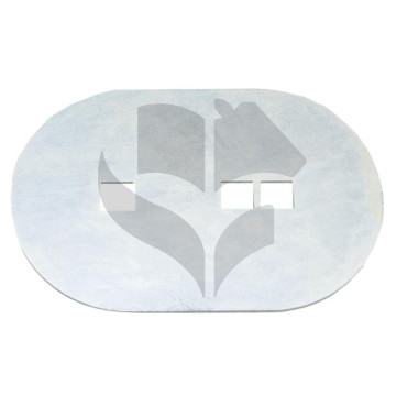 Granit Montageplaat | voor ovale sjoroog 145x100x16mm