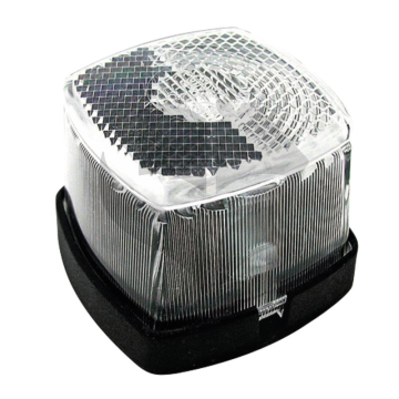 Granit Breedtelicht met reflector | vierkant | 62x62mm | wit
