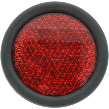 Granit Reflector | rond | rood | 65mm