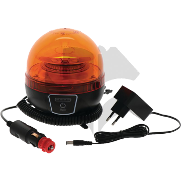 Granit Zwaailamp LED | 12/24V |magneet/zuig | accu