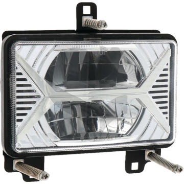 Granit Koplamp LED | rechthoek | 167x107mm | H4 stekker