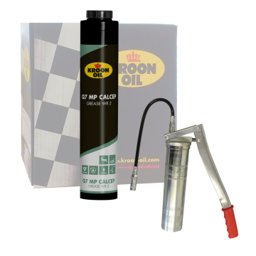 Kroon-Oil Vetpatroon | Q7 schroef | 24 stuks + vetspuit Q-lube-shuttle 