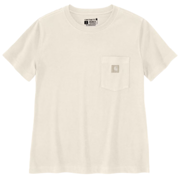 Carhartt T-shirt 107391 | dames | met borstzakje | beige