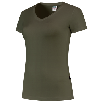 Tricorp Workwear T-shirt 101008 | damesshirt + V-hals| army