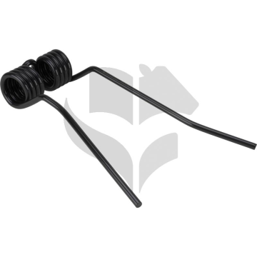 Granit Cirkeltand links | gebogen | creme/blauw |375x113x9mm