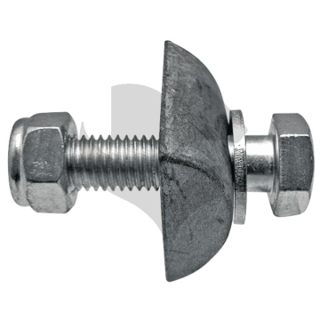 Granit Bevestiging compleet | tbv cirkeltand tot 1985 | M12