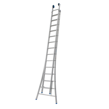 Solide Reformladder 2-delig | aluminium | 2x14 treden