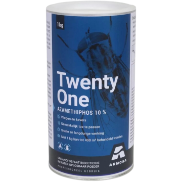 TwentyOne 10WG | tegen vliegen | strijkmiddel | 1kg