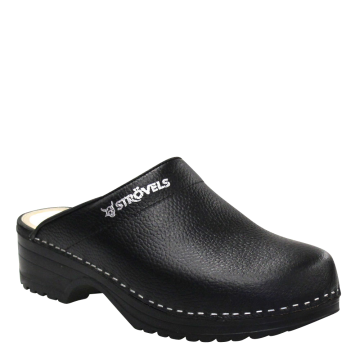 Strovels Klompen 303 | open hak | zwart