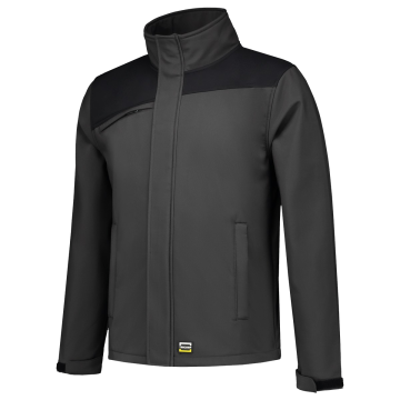 Tricorp Workwear Softshell jas 402021 | Naden |d.grijs/zwart