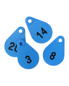 Hals-/neknummers voor schaap blauw