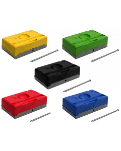 Raidex dekblokken diverse kleuren 