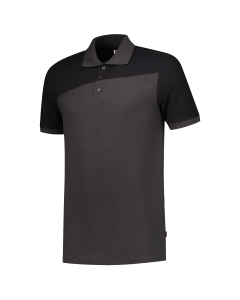 Tricorp Poloshirt | 202006 |Donkergrijs-Zwart bi-color Naden