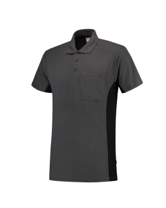 Tricorp Poloshirt | TP2000 | Donkergrijs-Zwart bi-color | BTN de Haas