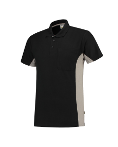 Tricorp Poloshirt | TP2000 | Zwart-Grijs bi-color
