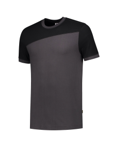 Tricorp T-Shirt | 102006 | Donkergrijs-Zwart bi-color Naden