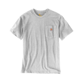 Carhartt T-shirt 103296 | met borstzakje | lichtgrijs
