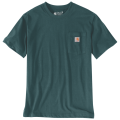 Carhartt T-shirt 103296 | met borstzakje | groen