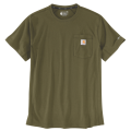 Carhartt T-shirt 106652 | met borstzakje | olijfgroen