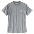 Carhartt T-shirt 106652 | met borstzakje | lichtgrijs