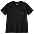 Carhartt T-shirt 107391 | dames | met borstzakje | zwart 