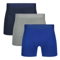 Bamboo Basics Boxershorts | 3-pack | grijs/blauw/navy
