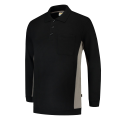 Tricorp Workwear Polosweater 302001 | 3 knopen | zwart/grijs